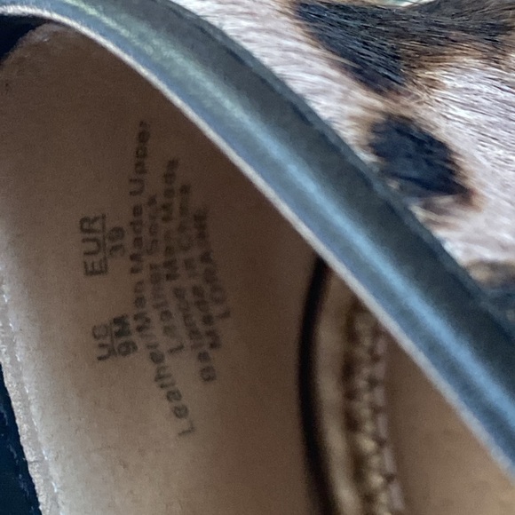 Sam Edelman Loraine Leopard Print Calf Hair Loafers Womens Size 9m - Picture 6 of 6